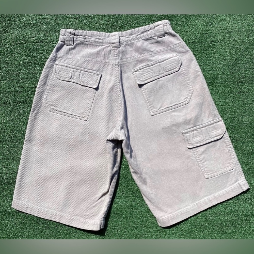 Vintage Y2K Burnside Corduroy Beige Shorts Men’s Size 29